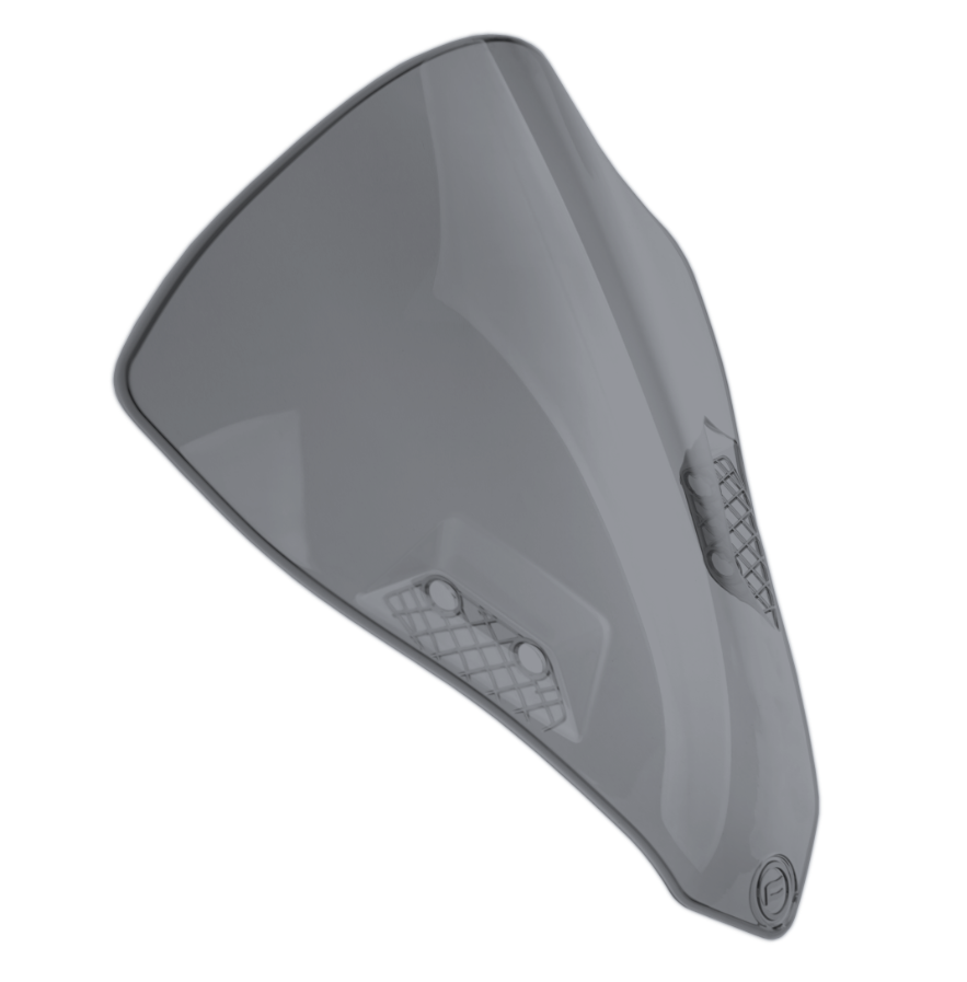 6KMV 805200 8000 11TRANSPARENT RACE WINDSHIELD SHALLOW DARK BROWN